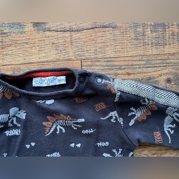 DIRKJE BABY Dinosaur Crewneck | 6 months - Picture 4 of 6